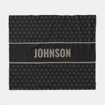 Sobrenome Personalizado Preto Moderno