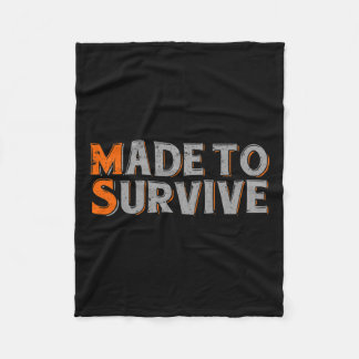 Cobertor De Velo Sobreviver à Esclerose Múltipla Sensibilização 1