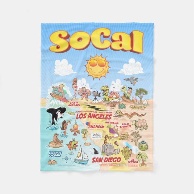 Cobertor De Velo SoCal pequeno (Frente)