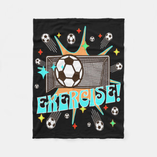 Cobertor De Velo Soccer Action Net Blast Exercise Motivation Energy