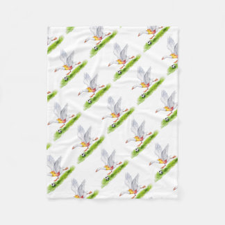 Cobertor De Velo Soccer Goose