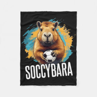 Cobertor De Velo Soccyra Delight - Capyra Com Futebol 