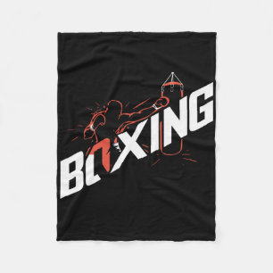 Cobertor De Velo Soco G Boxe Kickboxing Amante do Boxe Boxeador