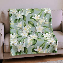 Cobertor De Velo Soft Jasmine Floral Elegance 