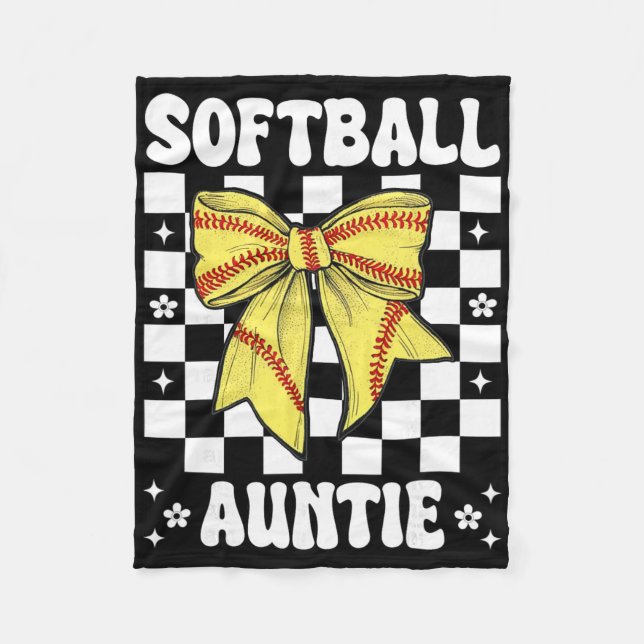 Cobertor De Velo Softll Auntie Softll Aunt Coquette Bow  (Frente)