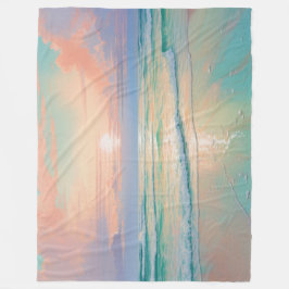 Cobertor De Velo Sol de praia pacífica, paisagem natural