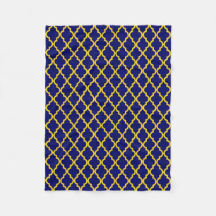 Cobertor De Velo Sol Safira: Elegância Boho Marroquina Azul e Amare