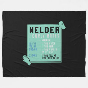 Cobertor De Velo Soldadura - Taxas Horárias do Soldador