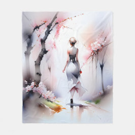 Cobertor De Velo Solitário Andando