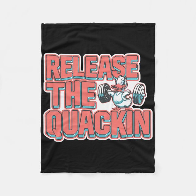 Cobertor De Velo Solte O Quackin Gym Bodybuilding — 1 (Frente)