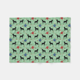 Cobertor De Velo Sombra de Pinscher Miniatura