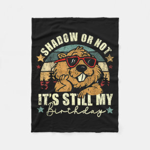 Cobertor De Velo Sombra ou não ainda é meu aniversário Dia da Marmo