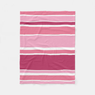 Cobertor De Velo Sombras das faixas cor-de-rosa
