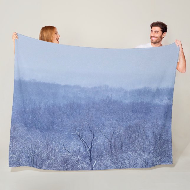 Cobertor De Velo Sombras de Azul (In Situ)