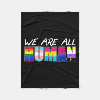 Cobertor De Velo Somos Todos Humanos Lgbt