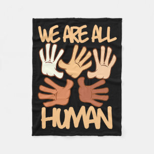 Cobertor De Velo Somos Todos Humanos Melanina Orgulho da História N