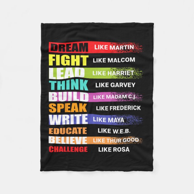 Cobertor De Velo Sonho Como Martin Lidera Como Harriet Black Histor (Frente)