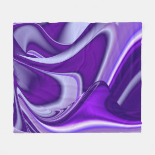 Cobertor De Velo Sonhos de Arco-Íris de Flor Roxo