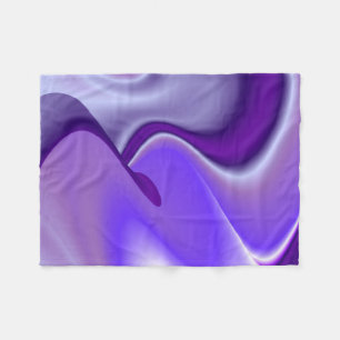 Cobertor De Velo Sonhos de Arco-Íris de Flor Roxo