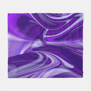 Cobertor De Velo Sonhos de Arco-Íris de Flor Roxo