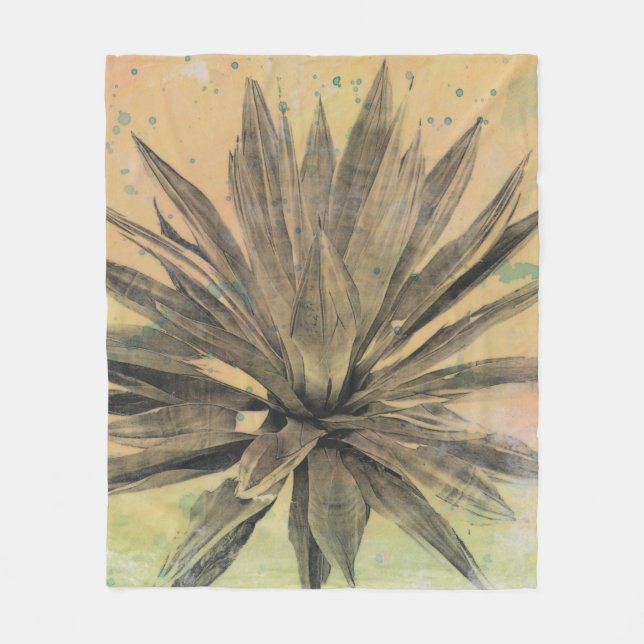 Cobertor De Velo Sonhos do Deserto| Central verde (Frente)