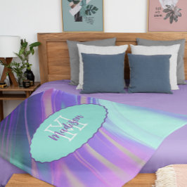 Cobertor De Velo Sonhos Holográficos Personalizáveis