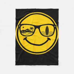 Cobertor De Velo Sorriso de praia aloha havaí surf mar verão