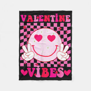 Cobertor De Velo Sorriso Groovy Face Vibrações de Valentino Homens