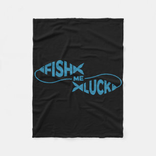 Cobertor De Velo Sorte de Pesca Engraçada Pescador Peixe Me Sorte