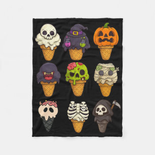 Cobertor De Velo Sorvete da múmia Summerdal Skeleton Zombie Pumpkin
