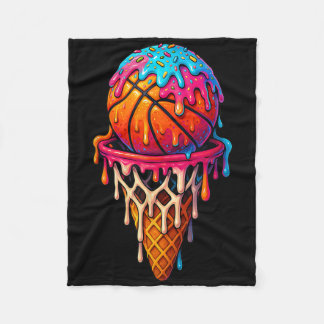 Cobertor De Velo Sorvete De Basquete Gotejamento Para Meninos Menin