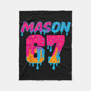 Cobertor De Velo Sorvete Six Seven Drip Esportivo 67 Mason Meme