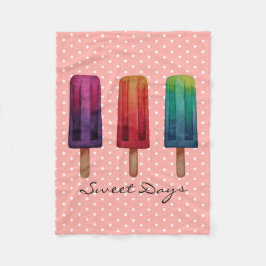 Cobertor De Velo Sorvetes de picolé de cor aquosa