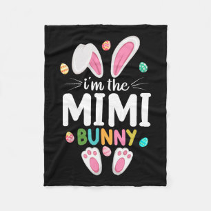 Cobertor De Velo Sou a Páscoa da família Mimi Bunny Matching
