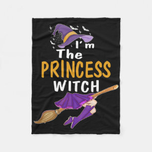 Cobertor De Velo Sou a Princesa Bruxa de Camisa de Dia das Bruxas.