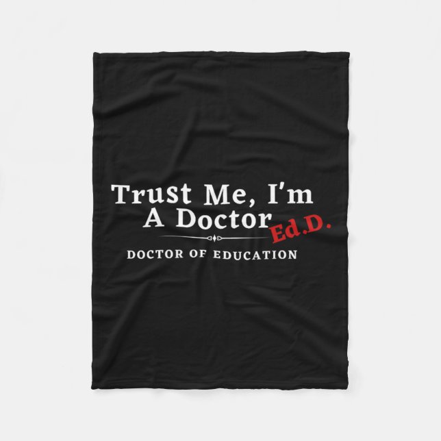 Cobertor De Velo Sou Médico de Educação Ed. d. (Frente)