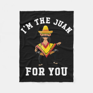 Cobertor De Velo Sou o Juan para você. Cinco de maio