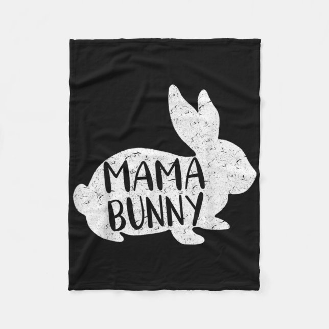 Cobertor De Velo Sou o Mimi Bunny Páscoa Divertida Dia das Mães (Frente)