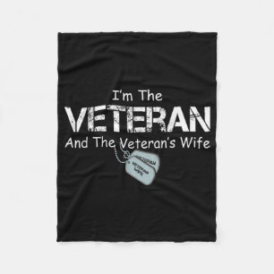 Cobertor De Velo Sou o Veterano e a Mulher Veterana Veteranos