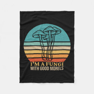 Cobertor De Velo Sou um Fungo Engraçado Morel Mushroom Forjando Fun