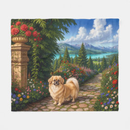 Cobertor De Velo Spaniel Tibetano Renascença