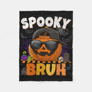 Cobertor De Velo Spooky Bruh Legal Jack O Lantern Figurinos Hallowe