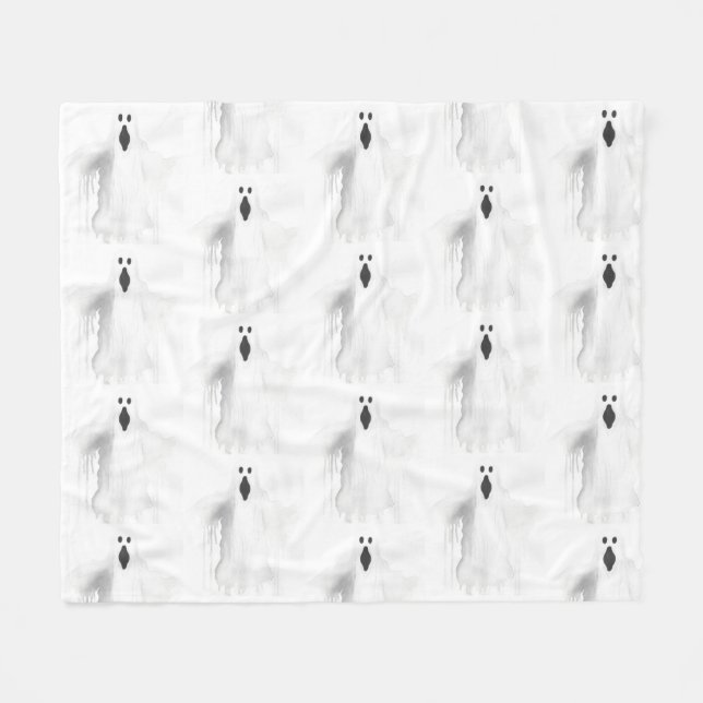 Cobertor De Velo Spooky Ghost (Frente (Horizontal))