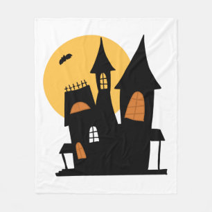 Cobertor De Velo Spooky Halloween Fleece Blanket