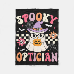 Cobertor De Velo Spooky Optician Halloween Olho Médico Halloween Op