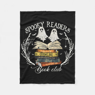 Cobertor De Velo "Spooky Readers Book Club" Professor Engraçado Gho
