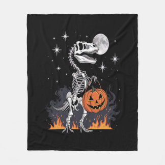 Cobertor De Velo Spooky Saurus Halloween Dinosaur