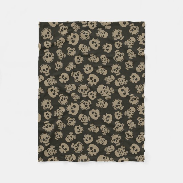 Cobertor De Velo Spooky Seamless Pattern E (Style: 3) (Frente)