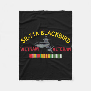 Cobertor De Velo Sr-71a Blackbird Vietnam Veteran Sr 71 Blackbird A