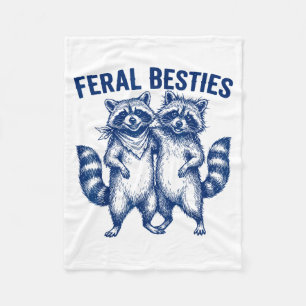 Cobertor De Velo Ssum Feral Ies Amizade Combinando Twinning Diverti